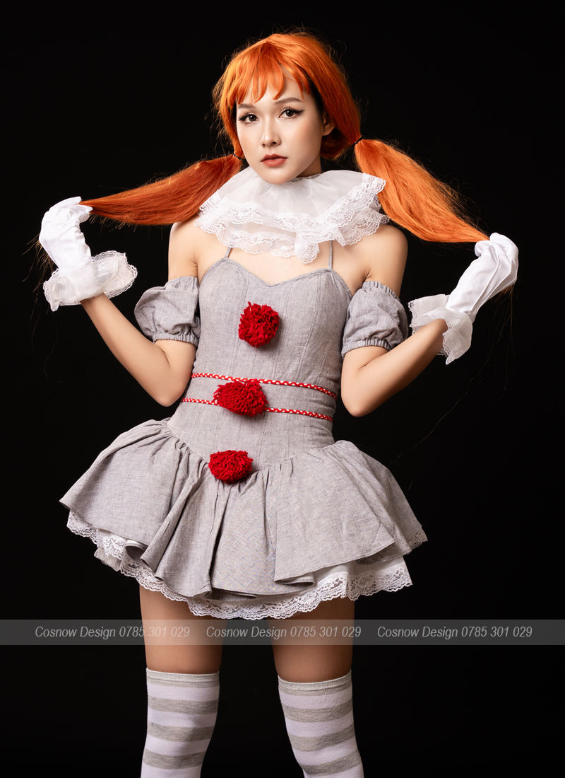 trang phục cô hề ma quái IT pennywise 1
