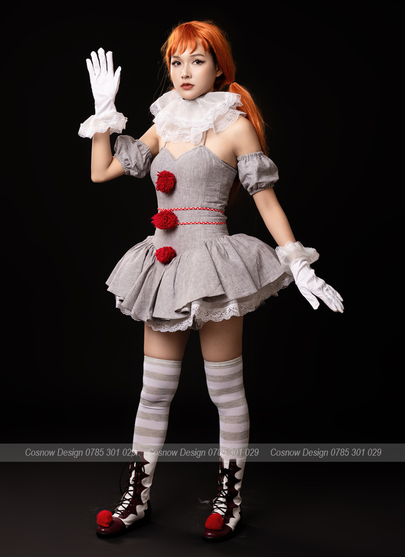 trang phục cô hề ma quái IT pennywise 4