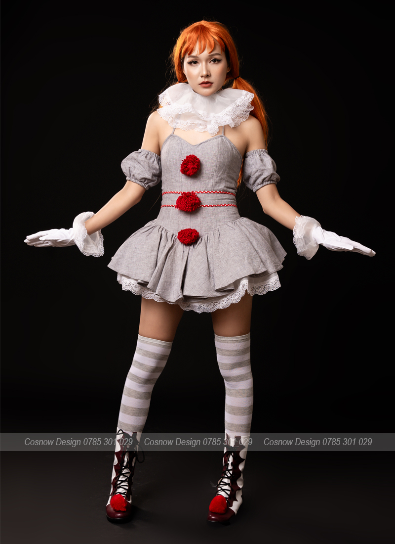 trang phục cô hề ma quái IT pennywise 6