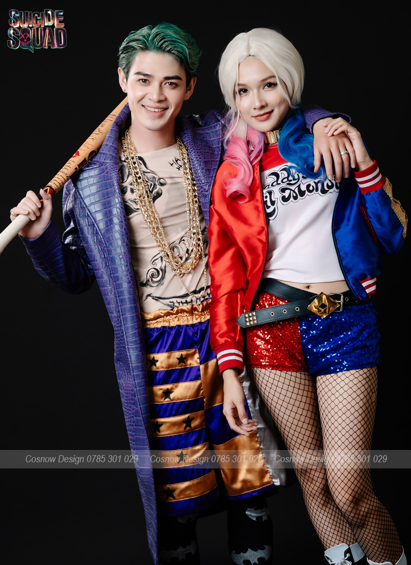 trang phục cặp đôi joker harley quinn 1