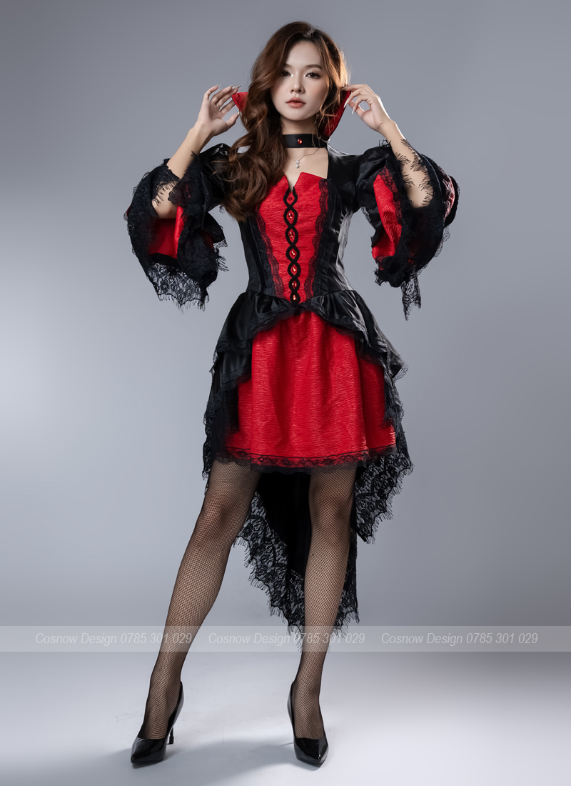 trang phục ma cà rồng dracula nữ 1